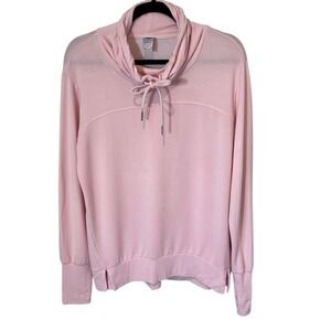Te‎ Verde Womens Funnel Neck Pullover Turtleneck Lightweight Pink Soft Medium